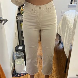 Madewell Slim Wide Leg Crop Jeans Size 26